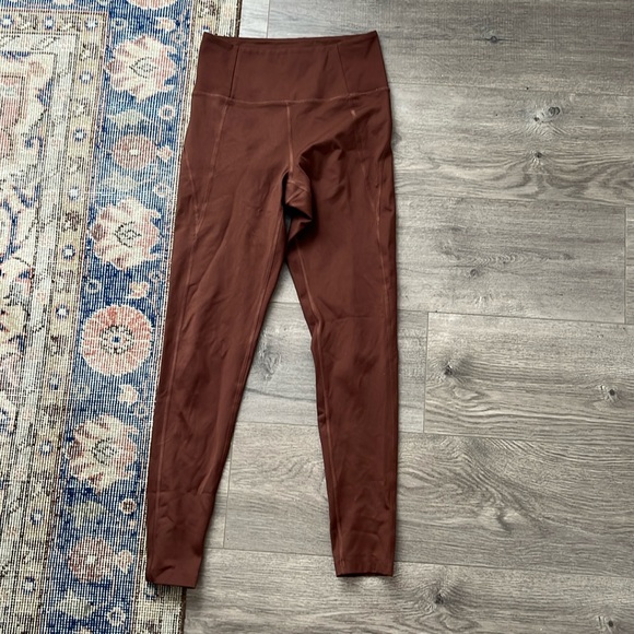 Earth Brown Compressive Leggings (full length) - Picture 2 of 5